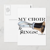 マイコーラスリングや輪 ポストカード (正面/裏面)