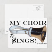 マイコーラスリングや輪 ポストカード (正面/裏面)