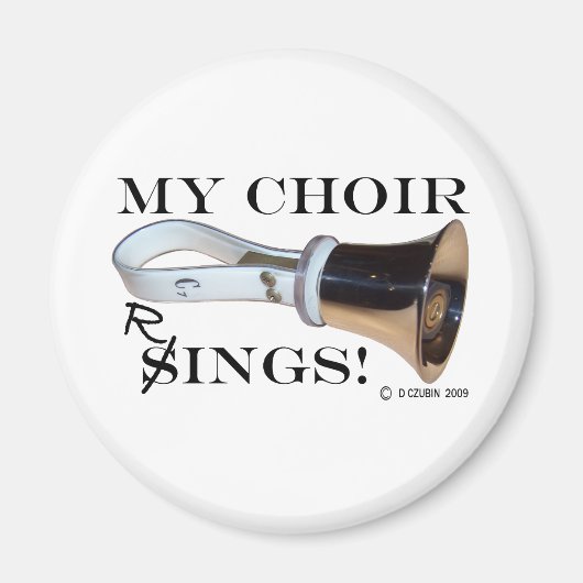 マイコーラスリングや輪 マグネット (正面)