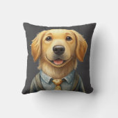 マイゴールデンレトリバーボーイフレンド クッション (裏面)