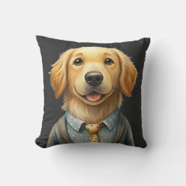 マイゴールデンレトリバーボーイフレンド クッション
