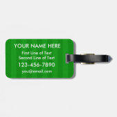 マイゴールラクロスゴアリー引用文ラゲッジタグ ラゲッジタグ (裏面横)