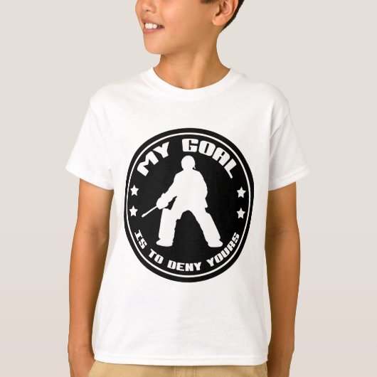 マイゴール、フィールドホッケー(黒) Tシャツ (正面)