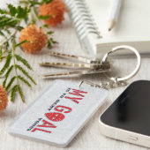 マイゴール、ホッケーゴアリーマスクキーチェーン キーホルダー (正面右)