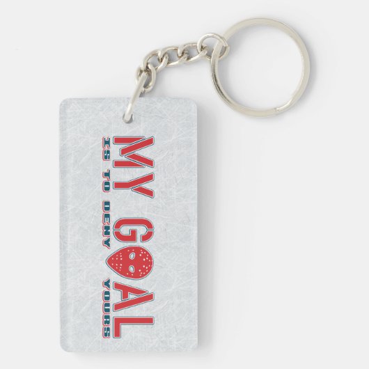 マイゴール、ホッケーゴアリーマスクキーチェーン キーホルダー (裏面)