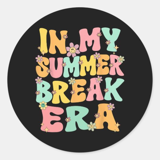 マイサマーブレイクエラレトロGroovyサマーブレイクテック ラウンドシール (正面)