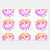 マイサンシャインおもしろいイラストレーションサンラッピング紙 ラッピングペーパーシート (正面3)