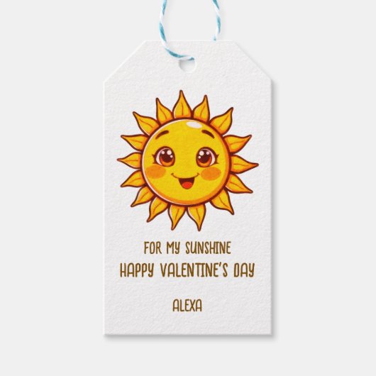 マイサンシャイン – イエローサン ギフトタグ (正面)