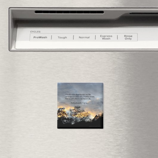 マイサンセットスカイ/タゴール引用文 マグネット (インサイチュ (食洗機))