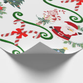 マイサンタおもしろい ラッピングペーパー (角)