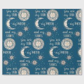 マイサンムーンアンドスターズ ラッピングペーパー (フラット)