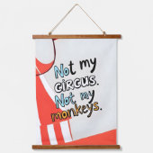 マイサーカスではない 吊り下げ型タペストリー (正面)