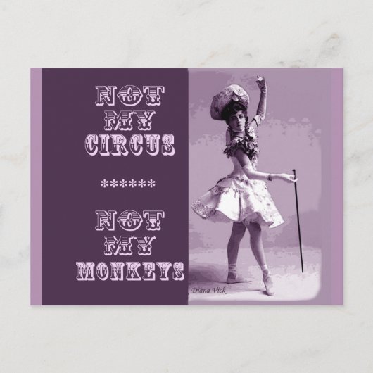 マイサーカスポストカードではない ポストカード (正面)
