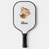 マイサーカスマイモンキーと名前をカスタムする ピックルボールラケット (正面)