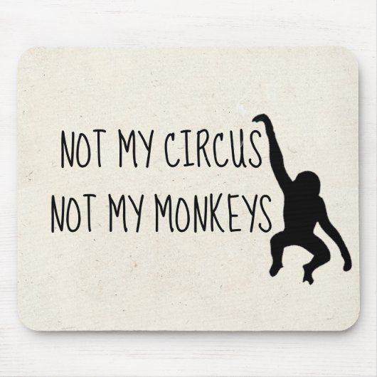 マイサーカスマイモンキーズマウスパッド マウスパッド (正面)