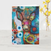 「マイシカ」誕生日カード カード (黄色い花)