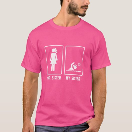 マイシスターウォーターポロシスターウォーターポロプレーヤーシスト Tシャツ (正面)