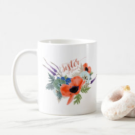 マイシスターマイフレンドことわざ花 コーヒーマグカップ