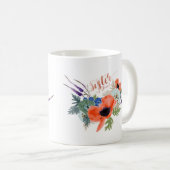 マイシスターマイフレンドことわざ花 コーヒーマグカップ (正面右)