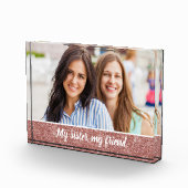 マイシスターマイフレンドエレガントバラ金ゴールドグリッター フォトブロック (右)