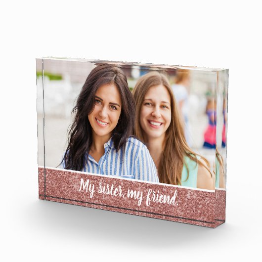 マイシスターマイフレンドエレガントバラ金ゴールドグリッター フォトブロック (右)