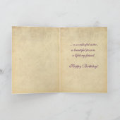 マイシスターヴィンテージ1920s誕生日カード カード (内部)