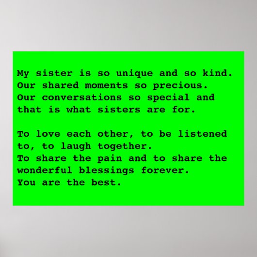 マイシスター ポスター (正面)