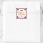 マイシュガー&スパイスクリスマスプレゼントラベルラベル スクエアシール (バッグ)