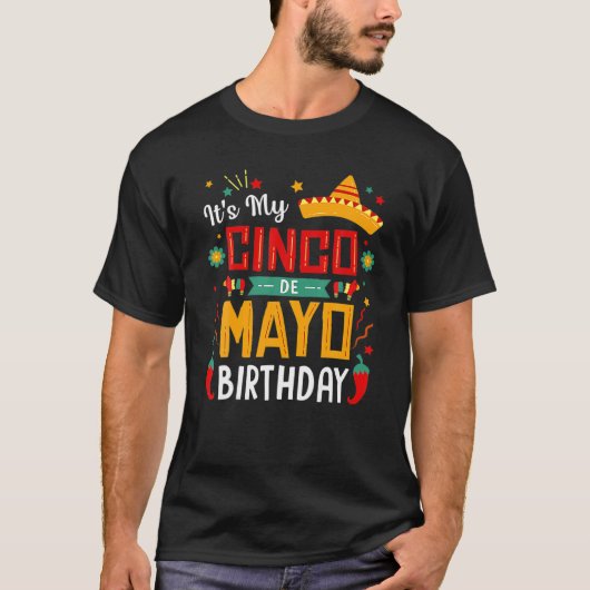 マイシンコデマヨ誕生日おもしろいパーティー Tシャツ (正面)