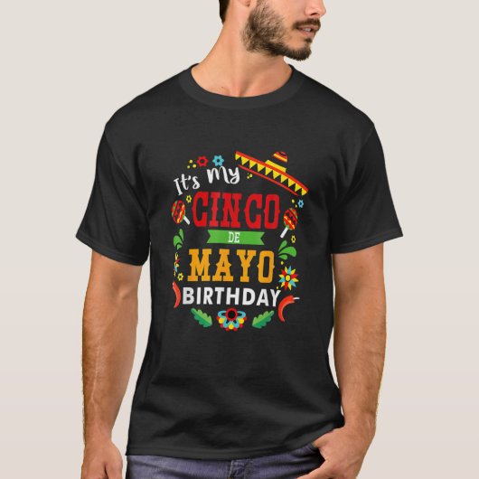 マイシンコデマヨ誕生日おもしろい誕生会 Tシャツ (正面)