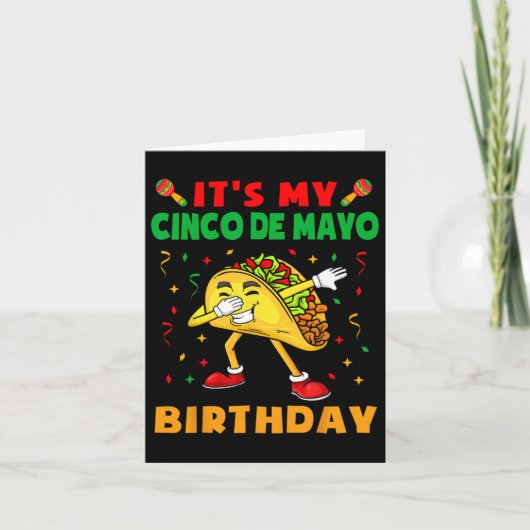 マイシンコデマヨ誕生日タコおもしろいパーティーキ カード (正面)
