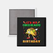 マイシンコデマヨ誕生日タコおもしろいパーティーキ マグネット (正面/裏面)