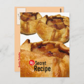 マイシークレットレシピカード – Apple Galetteはがき ポストカード (正面/裏面)