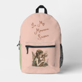 マイシーズンウッドランドオムツバッグバックパック プリントバックパック (正面)