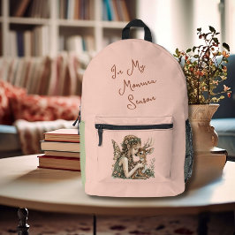 マイシーズンウッドランドオムツバッグバックパック プリントバックパック