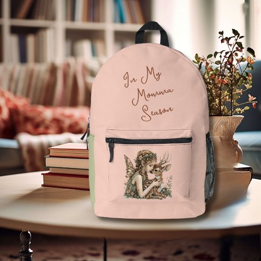 マイシーズンウッドランドオムツバッグバックパック プリントバックパック