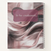 マイジャーナルバラ金ゴールド波形スパイラルノートブック ノートブック (裏面)