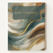 マイジャーナル黄金波スパイラルノート ノートブック (裏面)