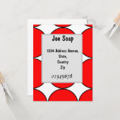 マイジョーソーピー招待状 カード (正面/裏面インサイチュ)