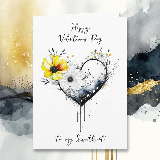 マイスウィートアートへのハッピーバレンタインデー カード