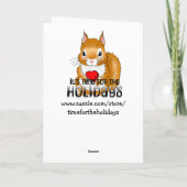 マイスウィートアートへのハッピーバレンタインデー カード (裏面)