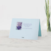 マイスウィートアートバラフローラ花誕生日カード カード (裏面)