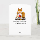 マイスウィートアートフローラへのハッピーバレンタインデー カード (裏面)