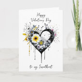 マイスウィートアートフローラへのハッピーバレンタインデー カード (正面)