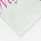 マイスウィートハートの娘パーソナライズされたの フリースブランケット (角)