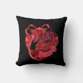 マイスウィートハートレッドシャイニーバレンタイン装飾用クッション クッション (正面)