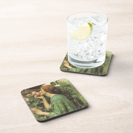 マイスウィートバラ、またはソウルオブザバラバイウォーターハウス コースター (右側)