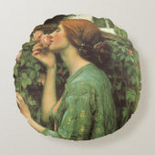 マイスウィートバラ、またはソウルオブザバラバイウォーターハウス ラウンドクッション (正面)