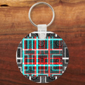 マイスクエア迷路デザイン キーホルダー (正面)