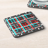 マイスクエア迷路デザイン コースター (左側)